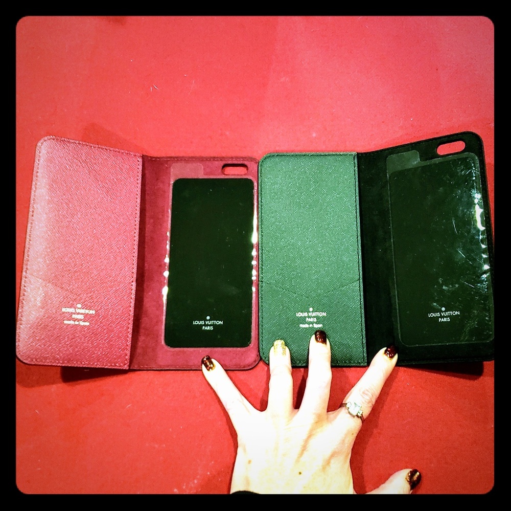 Louis Vuitton iPhone 6+ Folio. Lot of 2.